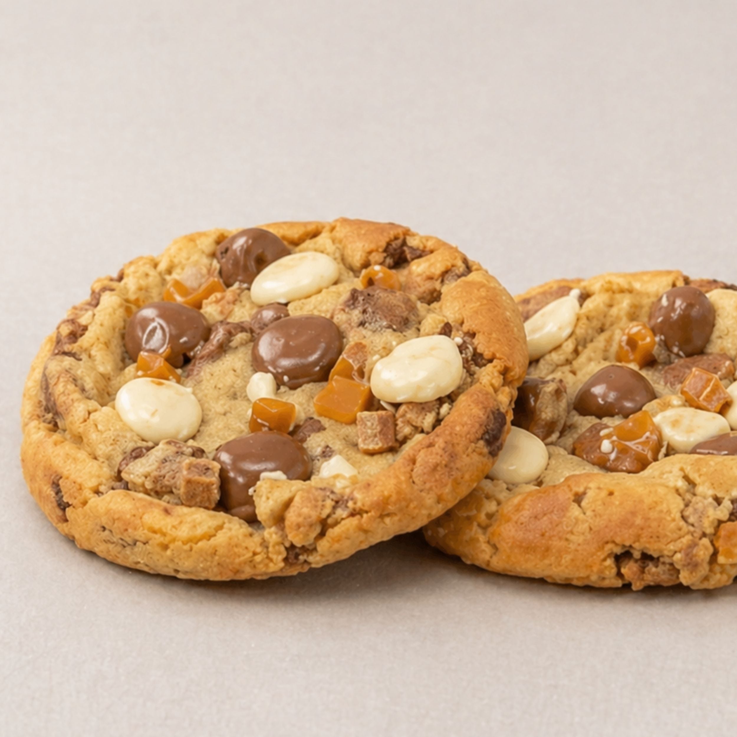 cookies cioccolato caramello e albicocca